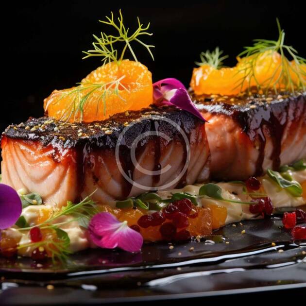 Citrus-Glazed Norwegian Salmon